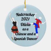 Nutcracker Ornament Chinesisch und Spanisch Tänzer (Hinten)