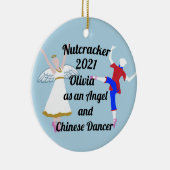 Nutcracker-Ornament - Engel und Chinesisch Keramik Ornament (Rechts)