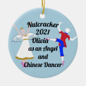 Nutcracker-Ornament - Engel und Chinesisch Keramik Ornament (Vorne)