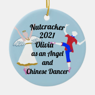 Nutcracker-Ornament - Engel und Chinesisch Keramik Ornament
