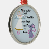 Nutcracker-Ornament - Engel und Maus Ornament Aus Metall (Rechts)