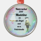 Nutcracker Ornament - Engel und Polichinelle (Vorne)