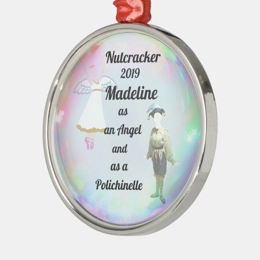 Nutcracker Ornament - Engel und Polichinelle (Links)