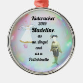 Nutcracker Ornament - Engel und Polichinelle (Vorne)