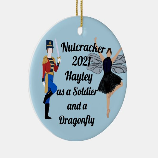 Nutcracker Ornament Soldier und Dragonfly-Keramik (Rechts)