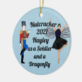 Nutcracker Ornament Soldier und Dragonfly-Keramik (Links)