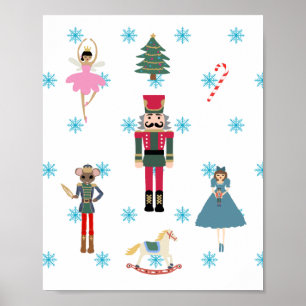 Nutcracker Painting Ballet Poster