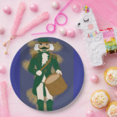 Nutcracker Paper Napkin Navy Blue Soldier Pappteller (Party)