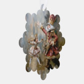 Nutcracker - Papier-Kartendekorationsgeschirr Ornament Karte (Rechts)