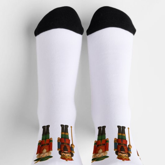 Nutcracker Parade Feiertage Weihnachten Socken (Oben)