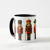 Nutcracker Parade Weihnachts-Kaffee-Tasse Tasse (Vorderseite Links)