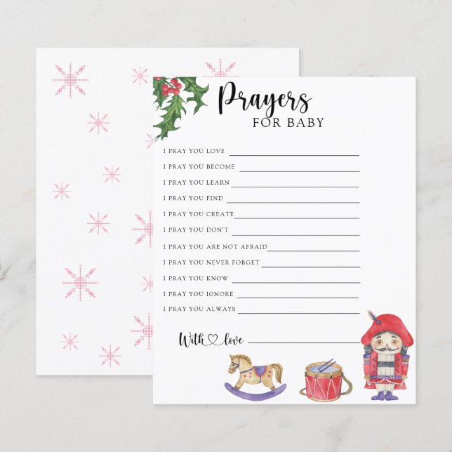 Nutcracker - Party | Gebete für Baby (Vorne/Hinten)