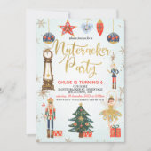 Nutcracker Party Geburtstagseinladung Einladung (Vorderseite)