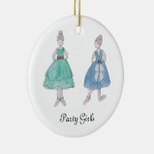 Nutcracker Party Girls Keepake Ornament (Rechts)
