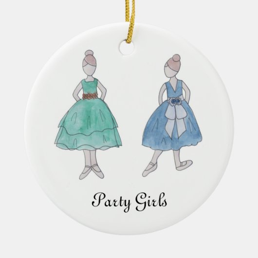 Nutcracker Party Girls Keepake Ornament (Vorne)
