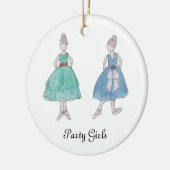 Nutcracker Party Girls Keepake Ornament (Links)