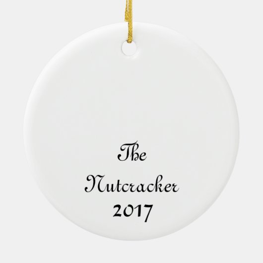 Nutcracker Party Girls Keepake Ornament (Hinten)