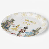 Nutcracker Party Pappteller (Schrägansicht)