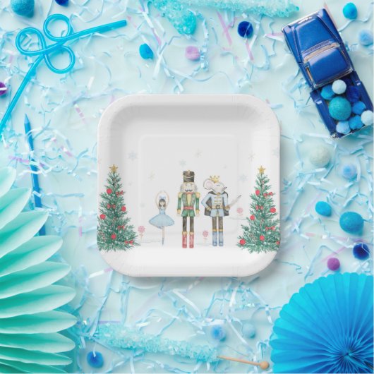 Nutcracker-Party-Teller - Pastell Pappteller (Party)