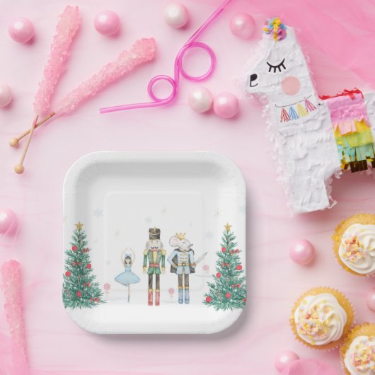 Nutcracker-Party-Teller - Pastell Pappteller (Party)