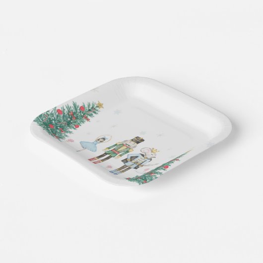 Nutcracker-Party-Teller - Pastell Pappteller (Gewinkelt)