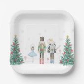 Nutcracker-Party-Teller - Pastell Pappteller (Vorderseite)