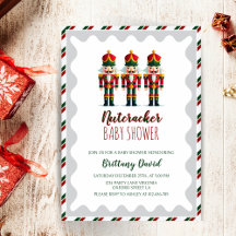 Nutcracker Party Weihnachtsdusche Einladung