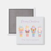 Nutcracker Pastel Christmas Magnet (Vorderseite/Rückseite)