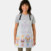 Nutcracker Pastel Christmas Schürze (Insitu)