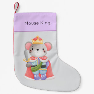 Nutcracker Pastel Mouse King Kleiner Weihnachtsstrumpf