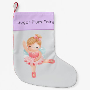 Nutcracker Pastel Sugar Plum Fairy Kleiner Weihnachtsstrumpf