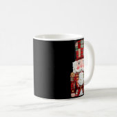 Nutcracker Patchwork Merry Christmas Pajamas Men W Kaffeetasse (VorderseiteRechts)