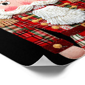 Nutcracker Patchwork Merry Christmas Pajamas Men W Poster (Ecke)