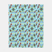 Nutcracker Pattern Blanket Fleecedecke (Vorderseite)