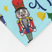 Nutcracker Pattern Blanket Fleecedecke (Ecke)