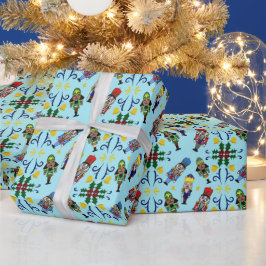 Nutcracker Pattern Geschenkpapier