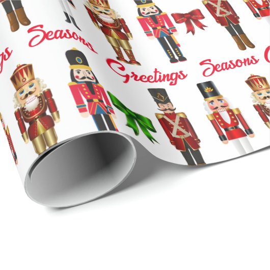 Nutcracker Personalisieren den Namen benutzerdefin Geschenkpapier (Rolleneckpunkt)