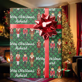 Nutcracker Personalisieren den Namen benutzerdefin Geschenkpapier