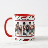 Nutcracker personalisieren Name und Weihnachtsgrüß Tasse (Links)