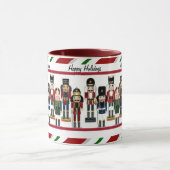 Nutcracker personalisieren Name und Weihnachtsgrüß Tasse (Zentrum)