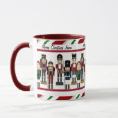 Nutcracker personalisieren Name und Weihnachtsgrüß Tasse (Links)