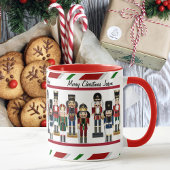 Nutcracker personalisieren Name und Weihnachtsgrüß Tasse