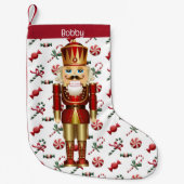 Nutcracker Personalisieren Name Weihnachts-Strumpf Kleiner Weihnachtsstrumpf (Vorderseite)