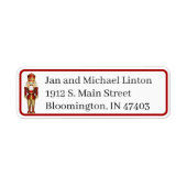 Nutcracker Personalisieren Rücksendeadresse Weihna (Vorne)