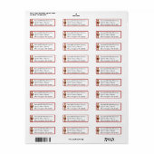 Nutcracker Personalisieren Rücksendeadresse Weihna (Vorne)