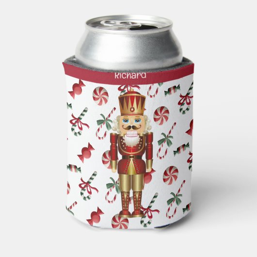 Nutcracker personalisieren Weihnachtsgeschenk Dosenkühler (Kanne Rückseite)