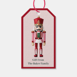 Nutcracker Personalisiert Niedlich Rosa Weihnachte Geschenkanhänger