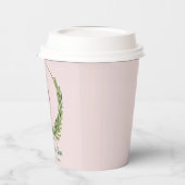 Nutcracker Personalisiert Niedlich Rosa Weihnachte Pappbecher (Links)