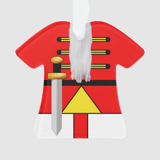 Nutcracker Personalisiert Ornament (Vorderseite)