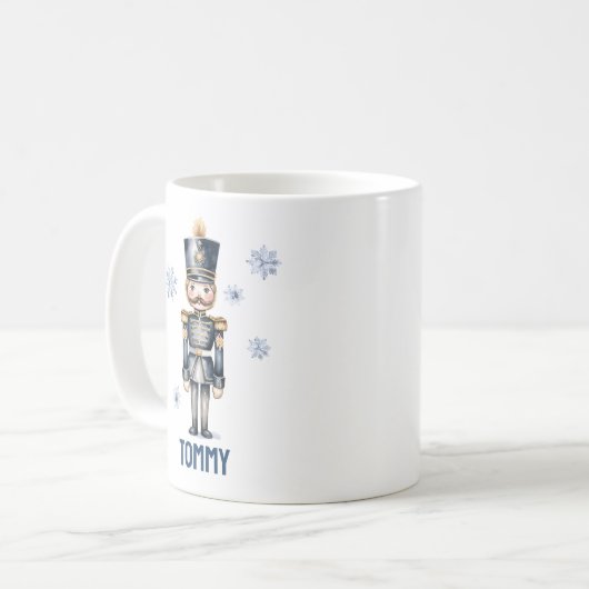 Nutcracker Personalisierte Weihnachtsfeier Tasse (Vorderseite Links)